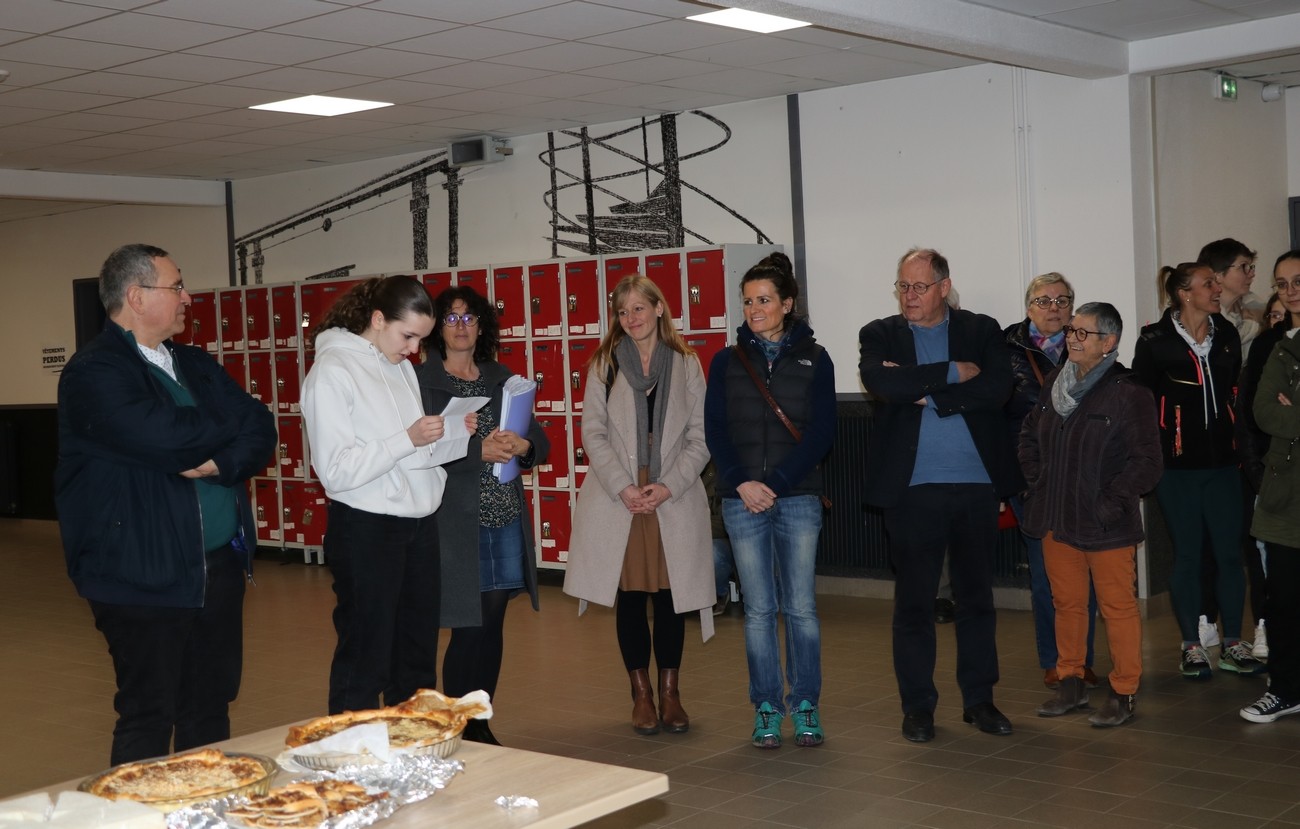 Arrivee des jeunes allemands au college de vonnas 002