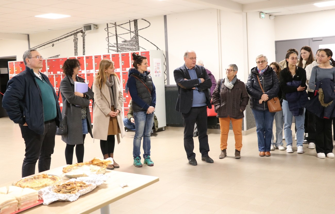 Arrivee des jeunes allemands au college de vonnas 003