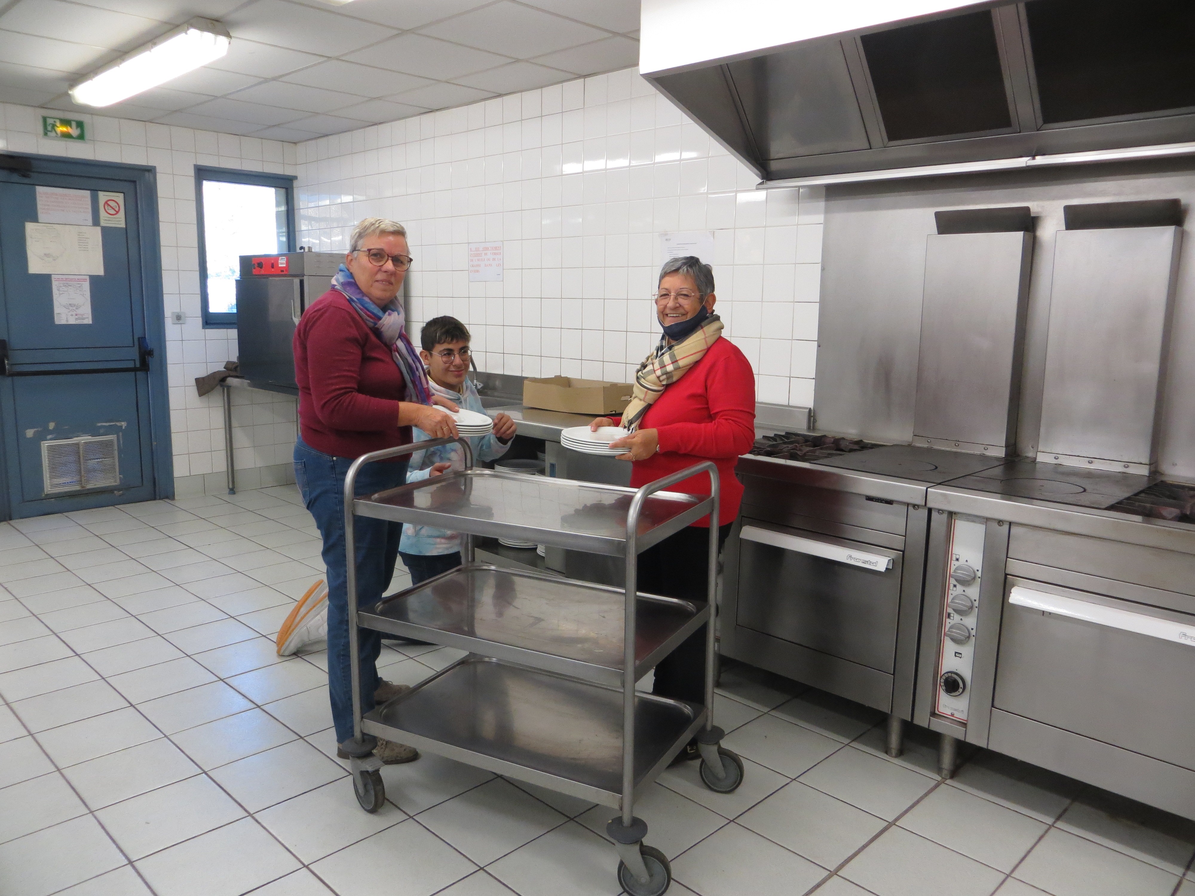 Préparation soirée choucroute 23 octobre 2021 à Vonnas 07