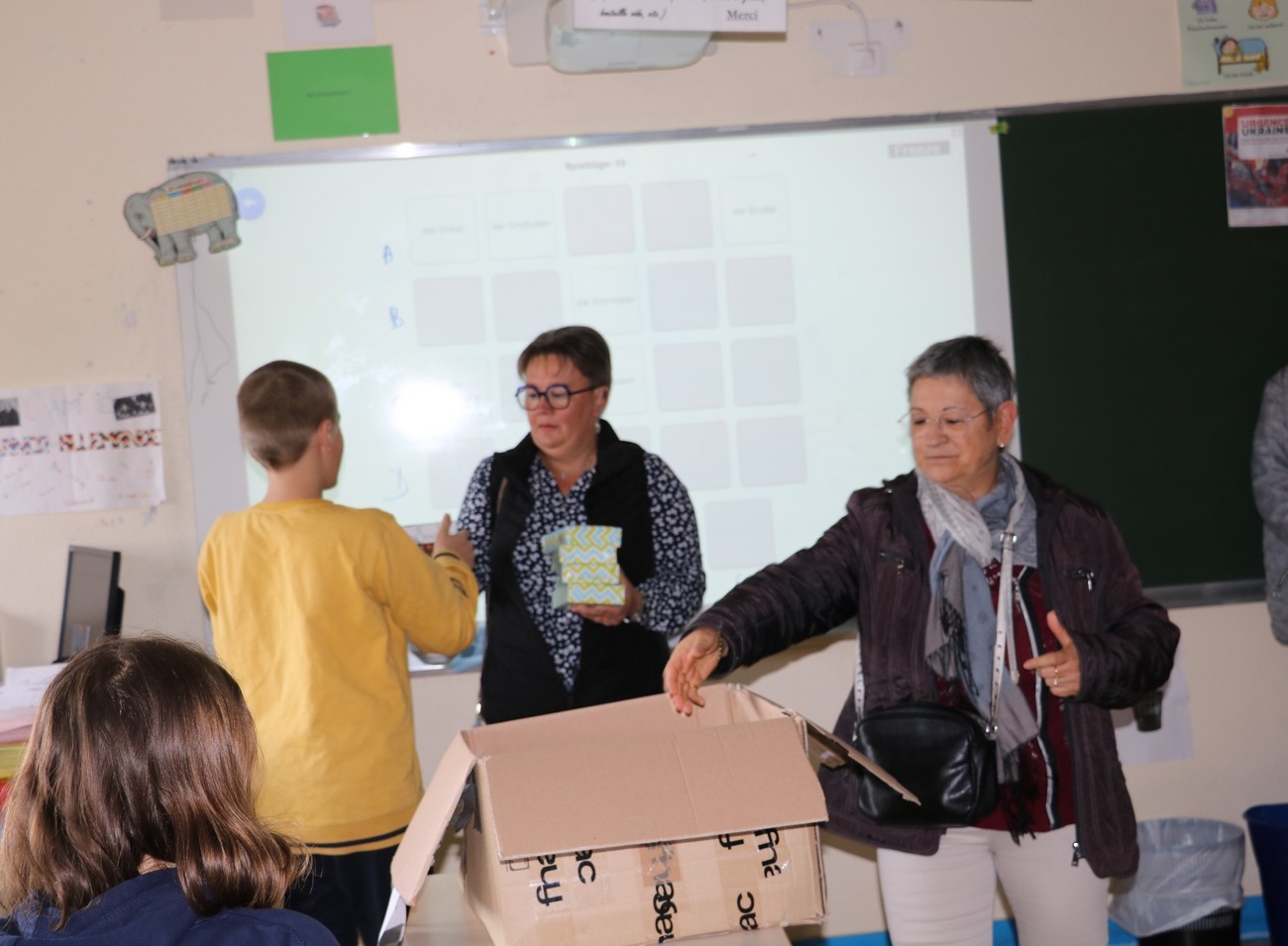 Wörterbuchübergabe am College Le Renon de Vonnas am 25. April 2023 001