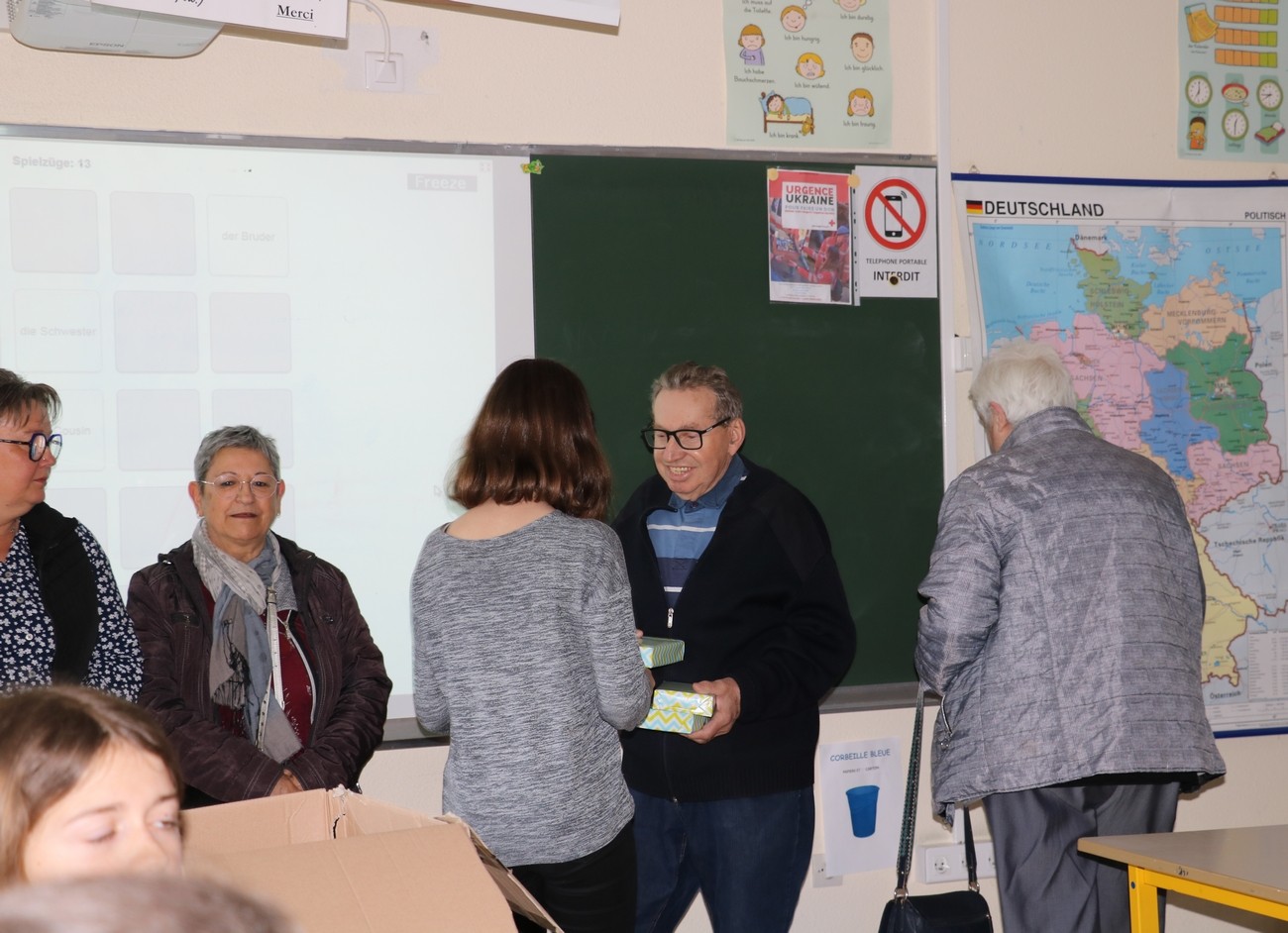 Wörterbuchübergabe am College Le Renon de Vonnas am 25. April 2023 003